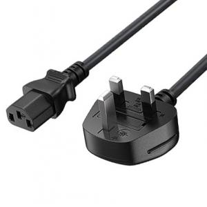 China C13 To Uk Plug Power Cord Bs1363 18awg 250v Length Oem / Odm supplier