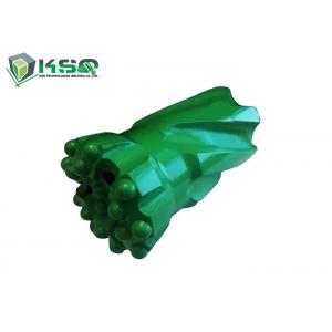 China T45 Spherical / Ballistic Buttons Dia 70 - 102mm Rock Drill Thread Retrac Button Bit supplier