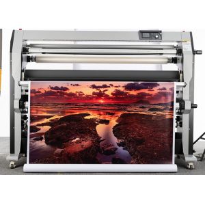 China Double / Top Heated Roll To Roll Laminator High Capacity Large Format Laminator Machine wholesale