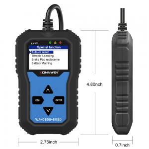 KW350 Konnwei Car Diagnostic Scanner For Engine Auto Air Condition HVAC Center Lock