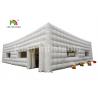 China White Color 11 X 6m Inflatable Cube Tent For Rental / Advertising Inflatable Booth wholesale