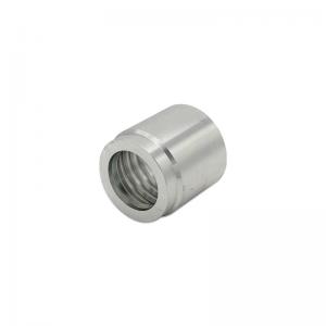 Silver / Golden Hydraulic Hose Fitting  , Hydraulic Pipe Fittings Galvanized Zinc Appearance ( 03310 )