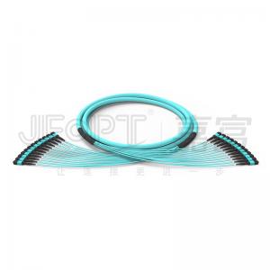 288 Cores 12 Sub Unit Multimode OM3-300 Mpo Cable OFNR OFNP MPO PC Fiber Optic Trunk