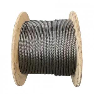 China 8x19S FC Ungalvanized Alu-Zinc Galvanized Steel Wire Rope for Auger Drill Grooving Machine supplier
