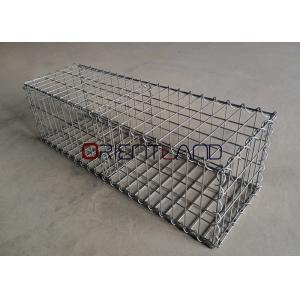 China Hot Dipped Galvanized Welded Gabion Baskets Aperture 5cm×10cm Size 1m×0.3m×0.3m supplier
