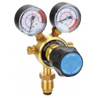 China Light Duty Compressed Gas Pressure Regulator , CO2 Argon Gas Regulator With Flow Meter on sale