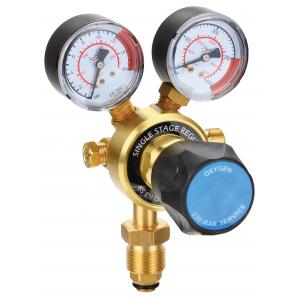 Light Duty Compressed Gas Pressure Regulator , CO2 Argon Gas Regulator With Flow Meter