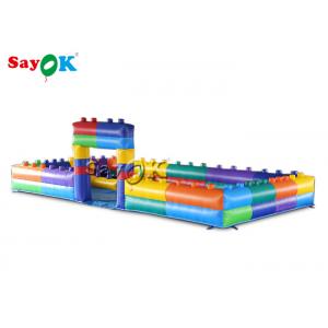 Kids Inflatable Games Large Playground Waterproof Inflatable Bumper Car Fence