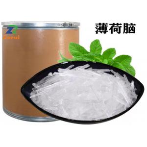 Menthol Crystal Peppermint Camphor 2216-51-5 99% Peppermint Extract CAS 89-78-1