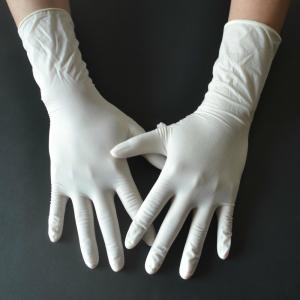 China Powder Free Disposable Medical Gloves , Medical Rubber Gloves Fingertip Textured supplier