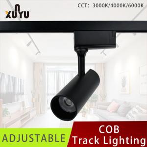 Black / White Aluminum Adjustable Led Track Lighting 80LM/W
