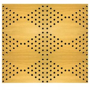 China Veneer Surface Solid Perforated Wood Acoustic Panels Classroom Wood Wall Paneling Sheets supplier