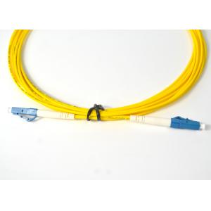 China Low Insertion Loss Value LC Optical Fiber Patch Cord With EUROPE ROHS Request supplier