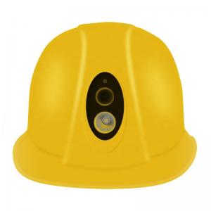 4G Safety Helmet With Camera Full HD 1080P Wifi GPS For Construction Industrial Mining