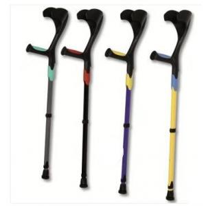 Aluminum Alloy Lightweight Crutch , 92-115cm Adjustable Walking Stick For Elders