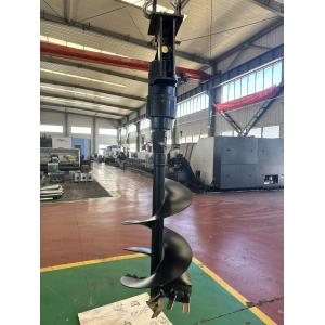 9000 Nm Post Hole Auger For Mini Excavator Mounted Auger 6-10 Tons