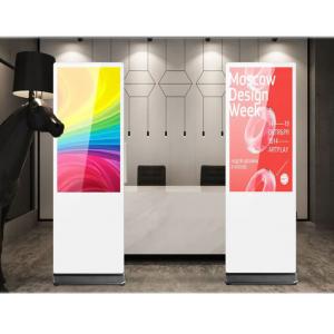 Floor Standing Vertical TV Touch Screen Kiosk 4k Indoor Advertising Player Display