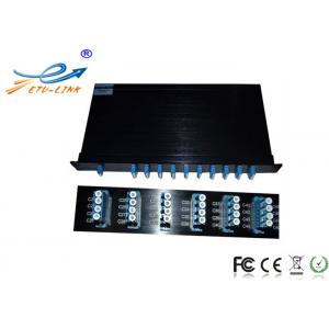 China 1RU Rackmount 24 Channel DWDM Mux Demux Low Insertion Loss With LC / UPC Connectors wholesale