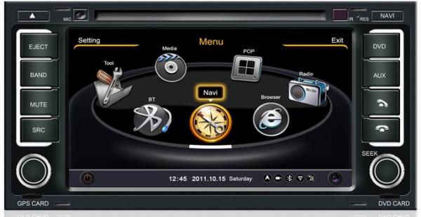 Ouchuangbo automobile dvd radoio stereo VW Touareg 2003-2010 S100 plataform