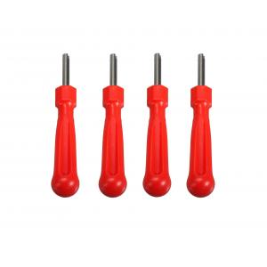 Portable Red Tyre Valve Core Remover Tool For Car / Bicycle / Truck Motor