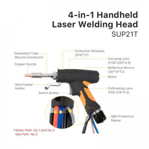 Sturdy SUP 21T Handheld Welding Head Durable For Laser Cutting Machine