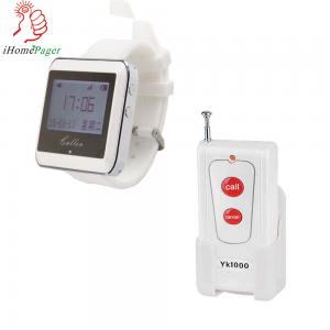 China white color watch pager and call button for wireless nurse calling system supplier