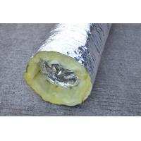 China Foil Faced Glass Wool Insulation Blanket 25mm Thickness For Flexible Air Duct on sale