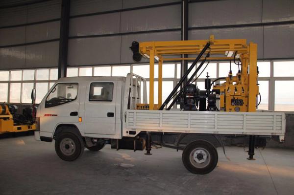 mini truck STEEL TRACK CRAWLER WATER WELL DRILLING machine portable truck