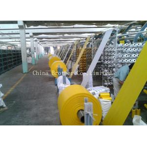 China Custom Blue PP Woven Fabric Roll Recyclable UV Treated For Polypropylene Sack supplier