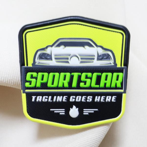 Factory Customized Heat Transfer TPU Labels Embossed 3D TPU Logo Patches Brand Patch for Garment