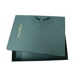 Sd.Spondini  Black Keepsake Gift Boxes CMYK Printing foiled logo Uv Pattern for men's Shirt
