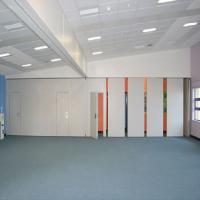 China Decorative Modern Movable Office Partition Walls Hang Track On The Ceiling on sale