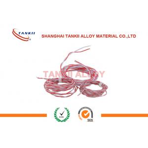 China White And Red J Type Thermocouple Extension Cable With Fep Insulation And Jacket supplier