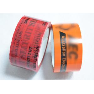 Total Transfer Anti - Tear Tamper Proof Packaging Tape For Safety Packing Carton