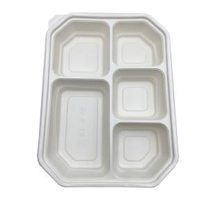 Disposable Polylactide PLA Biodegradable Film PLA Tray With Lids