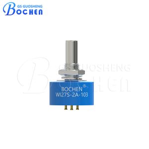 China WI27 5k 10k Ohm Panel Mount Precision Rotary Potentiometer wholesale