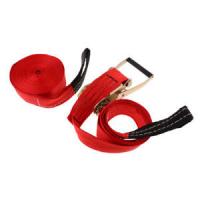 China Balance Training Polyester Tight Rope Strap , WLL 30KN Ratchet Strap Tightrope on sale