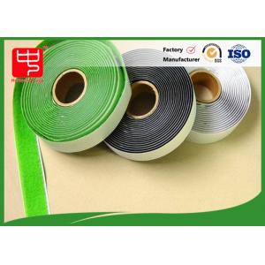 China Colour Nylon Roll Hook And Loop Adhesive Tape For Household / Plastic PVC supplier