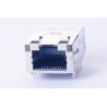 China IEEE との磁気 RJ45 ジャック 10/100BaseT 1X1 G/Y の上に 802.3 0875-1A1T-Z2 を記録して下さい wholesale