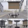 Double Sides P8 Mobile Led Display Trailer With Hydraulic System