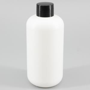 8.45oz/250ml White HDPE Body Lotion Shampoo Bottle, Shower Gel Cream Cosmetic Plastic Bottle