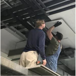 China 耐火性吸音石膏プラスターボード天井、T字グリッドOEM wholesale