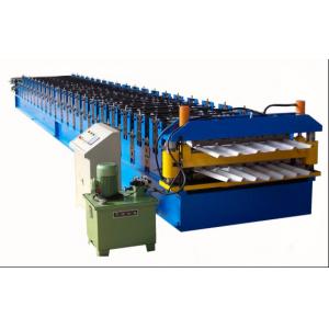 China De Coiler Hydraulic Cutter Corrugated Sheet Roll Forming Machine supplier