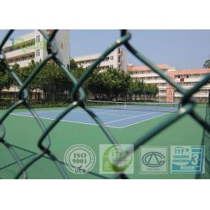 Low Maintenance Plastic Tennis Court Surface Anti Bulging Anti Cracking