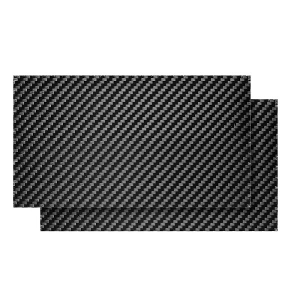 2mm カーボンファイバープレート 200x300mm 3K 平織り光沢のある表面