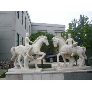 marble animal sculpture with nature stone,,China stone carving Sculpture supplier