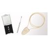 New Spy Nano Earpiece+ skin colored induction neckloop for exam cheating made in