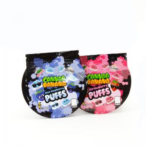 Special Shape Weed Smell Proof Bags Gummy Sweets Child Resistant Zipper