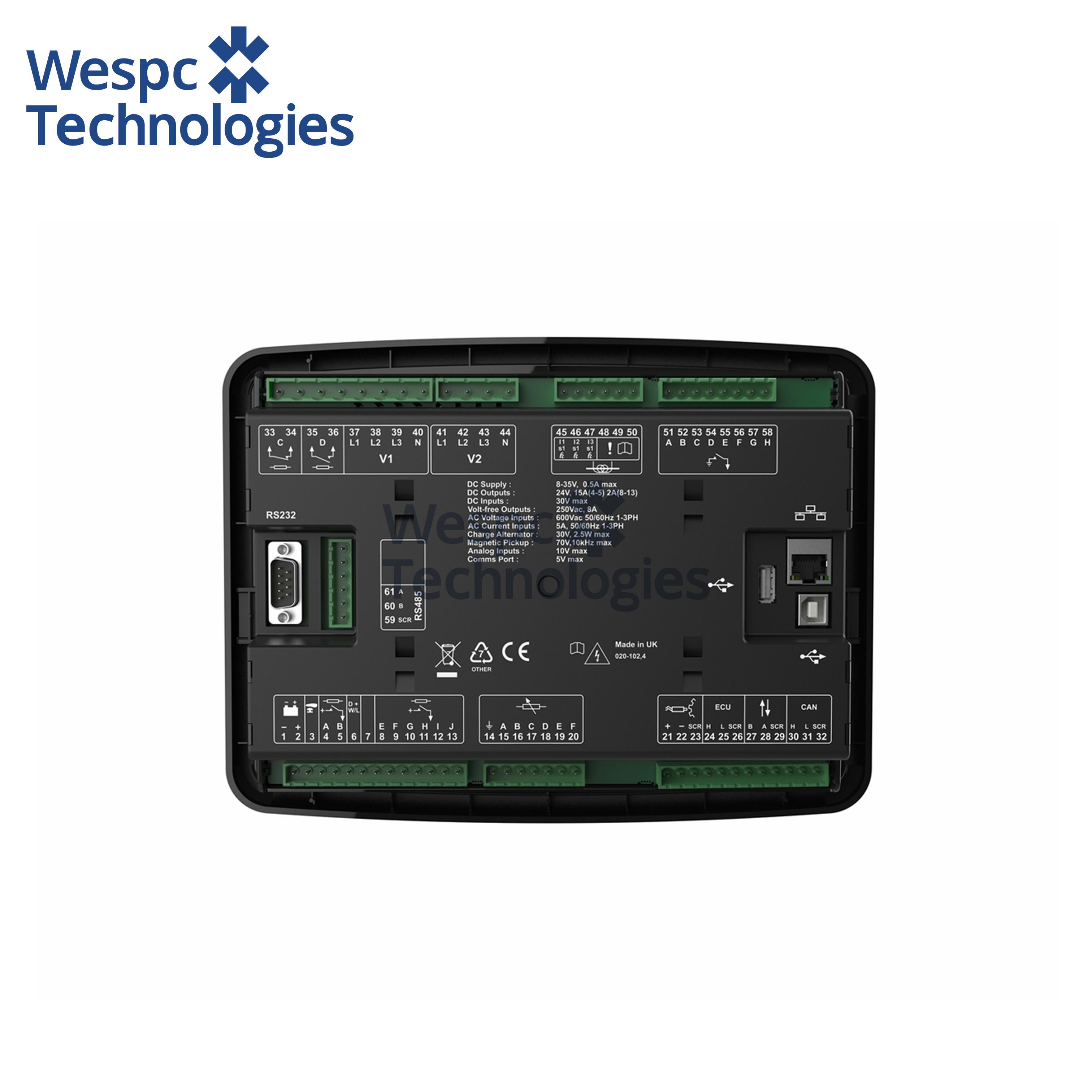 China WESPC Original Deep Sea Electronics DSE7420 MKII Auto Mains Failure Control Module wholesale