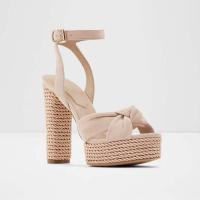 China Chunky Heel Buckle Ankle Strap Platform Sandals Hemp Rope Bottom on sale